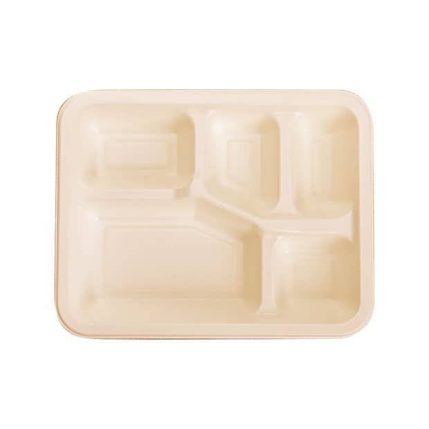 Plant fiber five compartment lunch box.jpg
