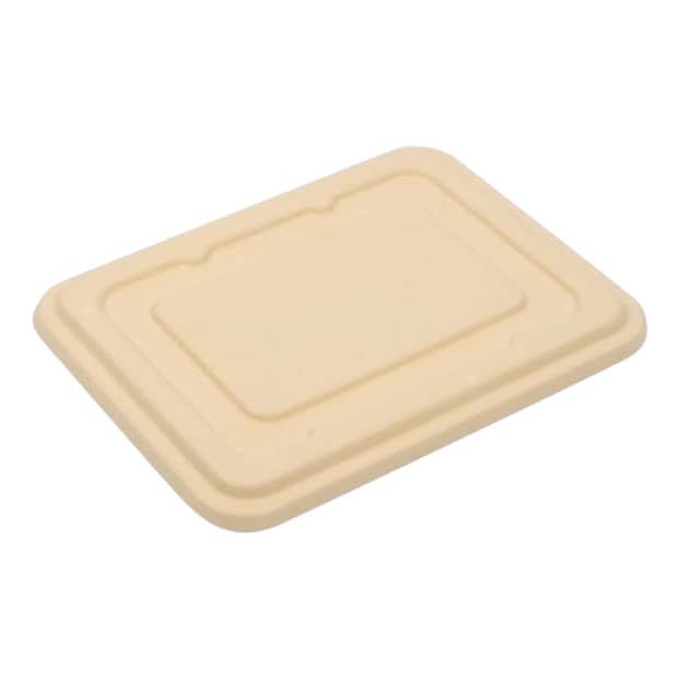 Rectangular plant-fiber five-compartment lunch box lid.jpg
