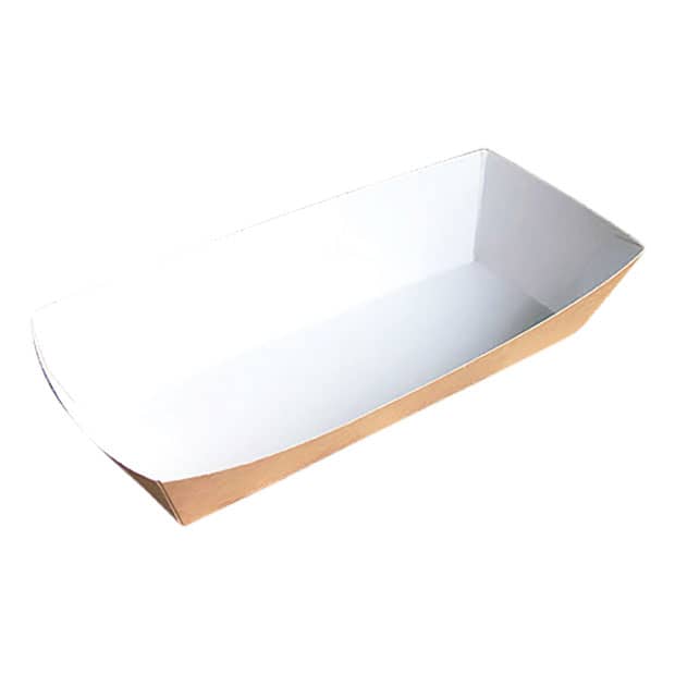 no. 3 kraft paper chicken nugget box white with brown back open square.jpg